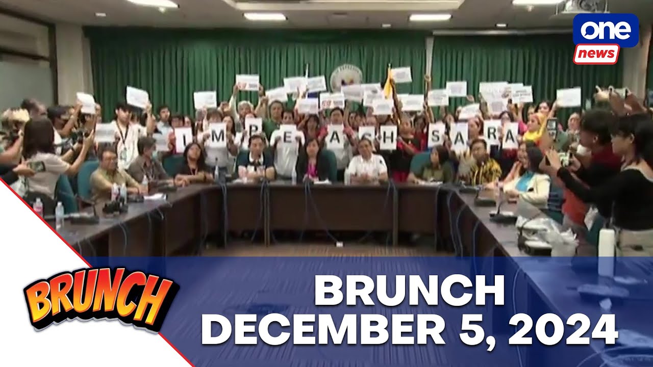 BRUNCH |  Second impeachment case vs VP Sara cites one ground for quicker discussions