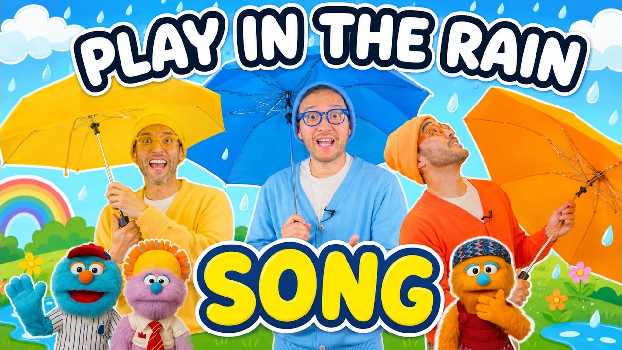 Play in the Rain 🌧️ | Kids Movement Song About Big Feelings