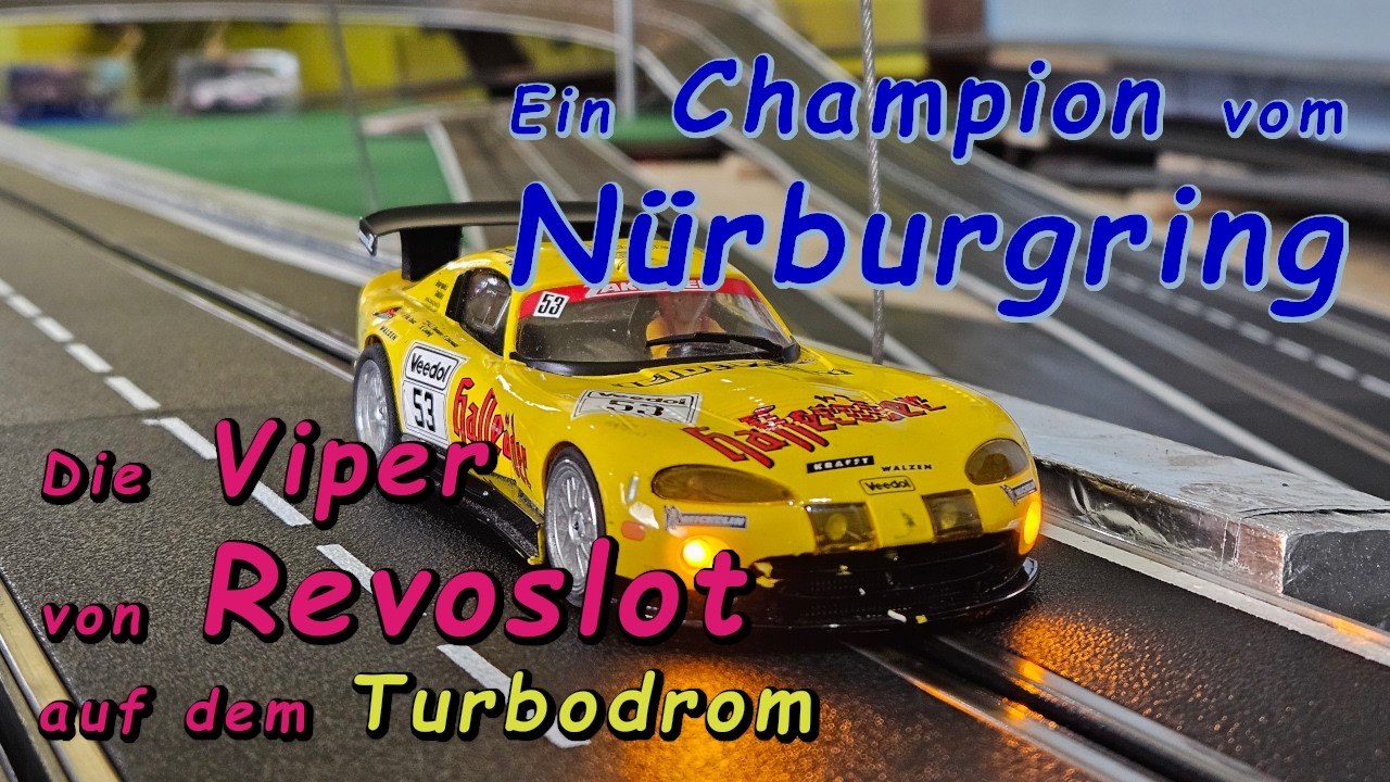 Highspeed 1:32 Revoslot Viper auf dem Turbodrom