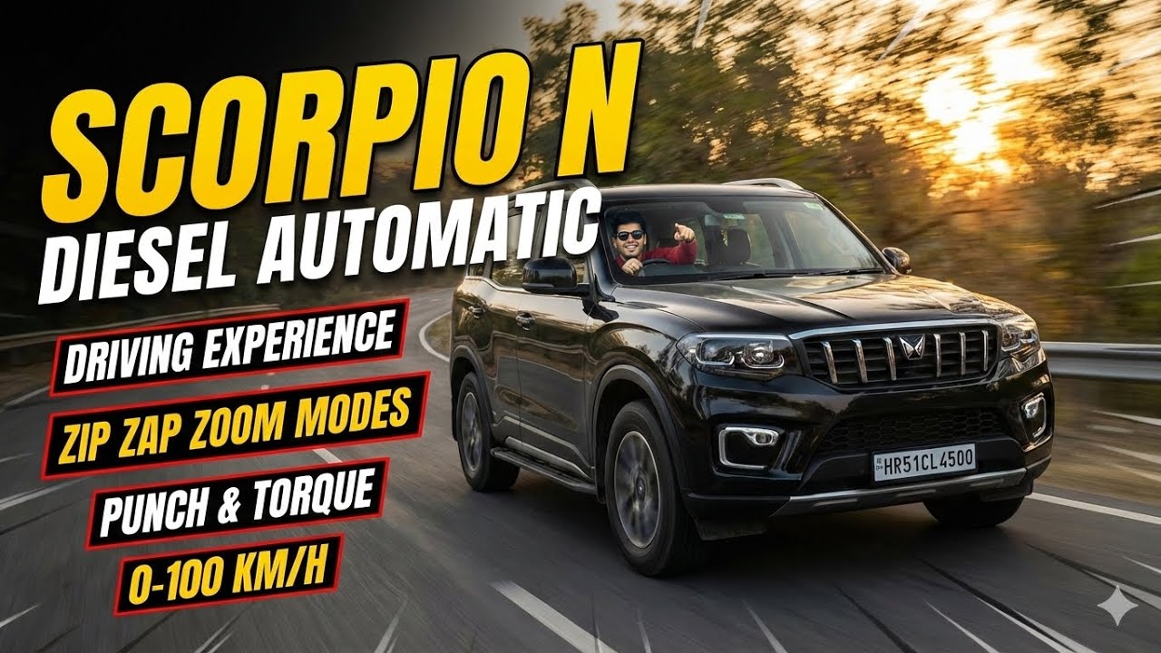 Zip, Zap, Zoom! Testing the Scorpio N Diesel Automatic Torque & 0-100 |Petrol Vs Diesel|🚀