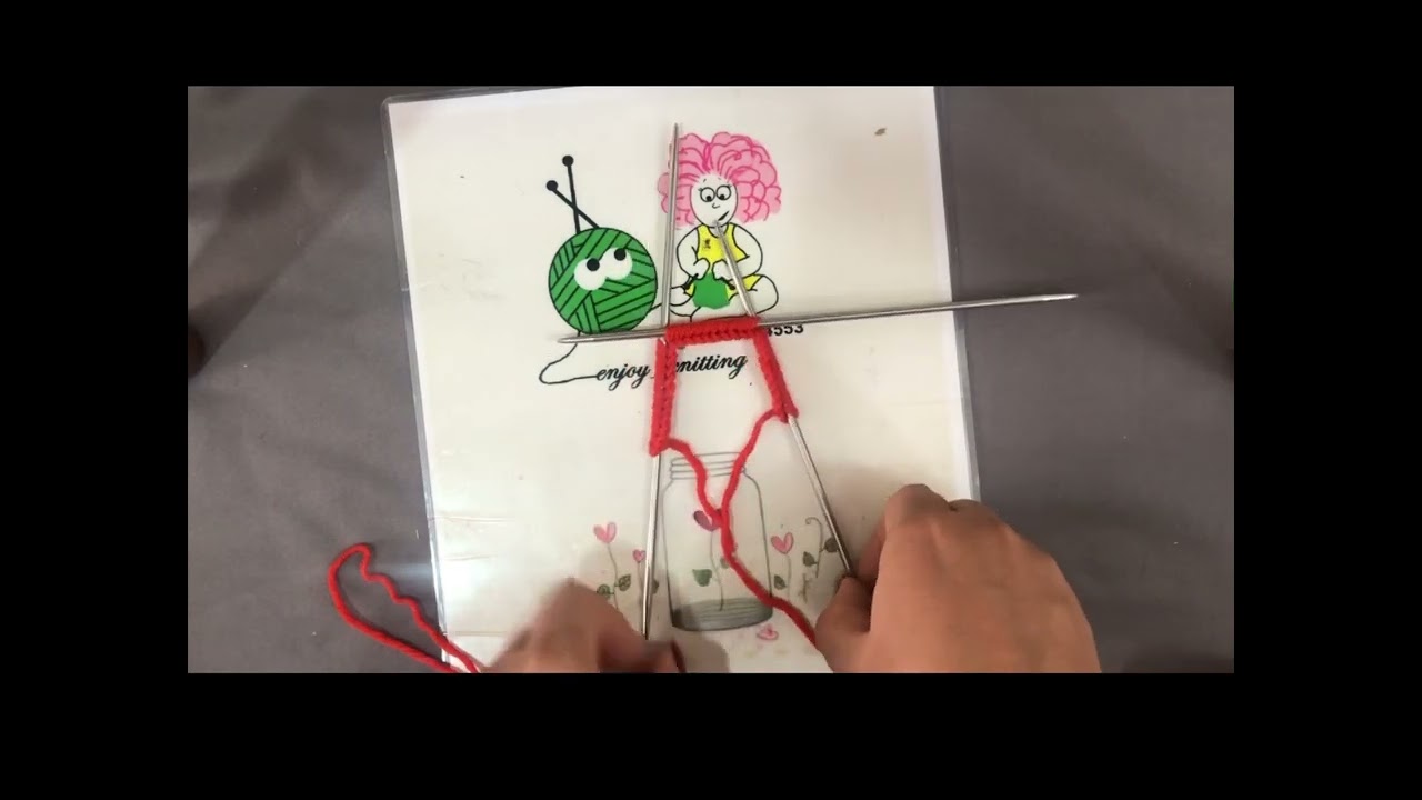 آموزش پنج میل- به راحتی و اسانی پنج میل ببافید #بافتنی #پنج_میل #پنجمیل