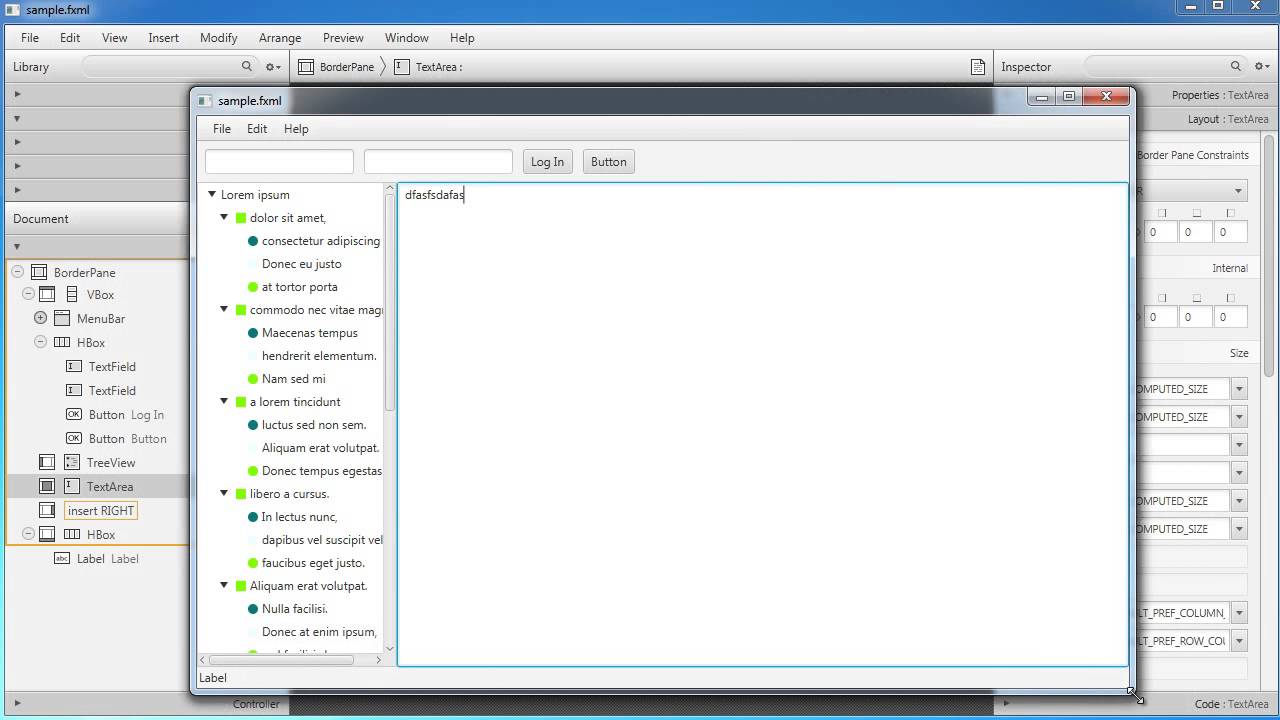 Учебное пособие по JavaFX Java GUI - 35 - Работа с Scene Builder