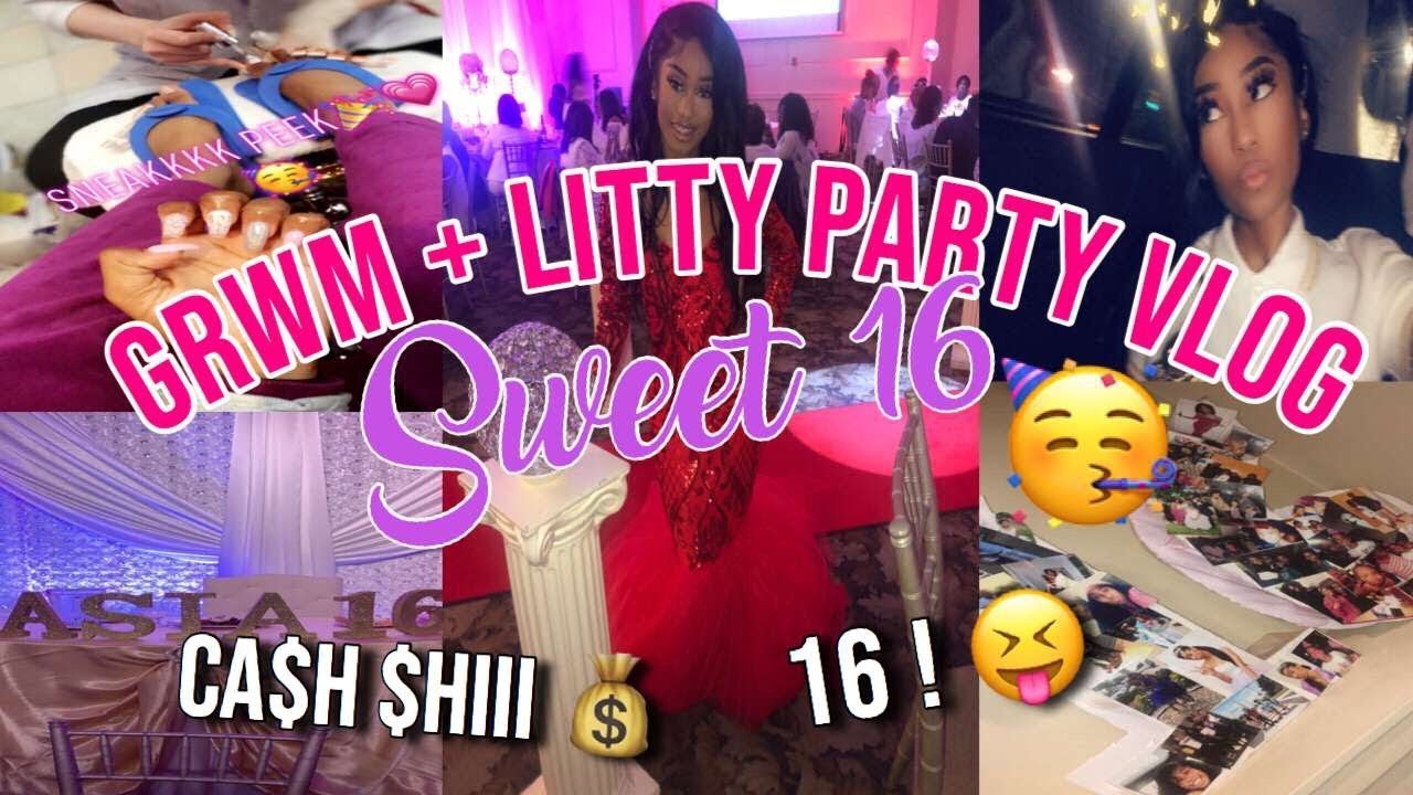 My super sweet 16 !! GRWM + Vlog🥰🎉✨