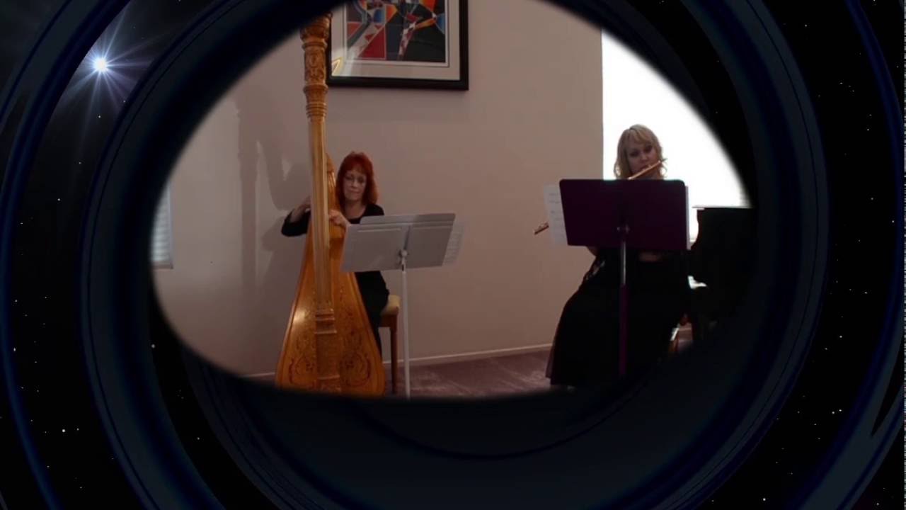 Introspective Blues #1 for flute and harp