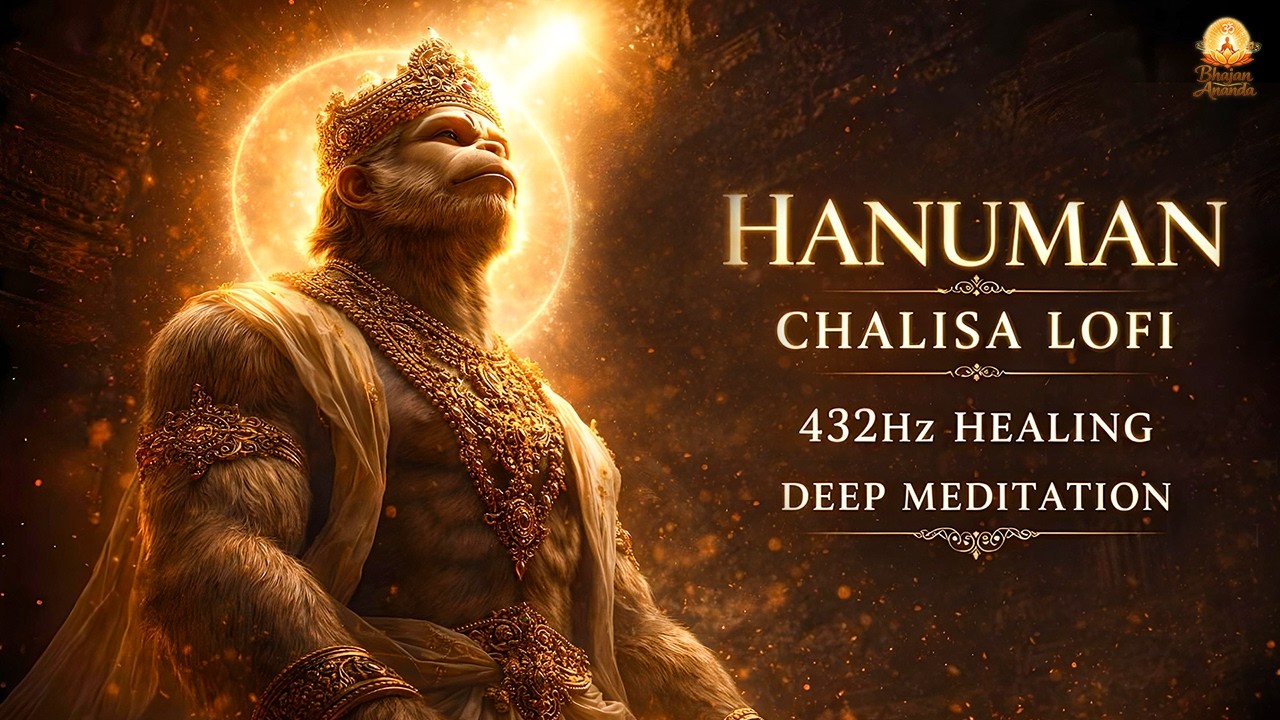 HANUMAN CHALISA LOFI 🌿 432Hz Healing Frequency | Deep Stress Relief & Positive Energy Meditation
