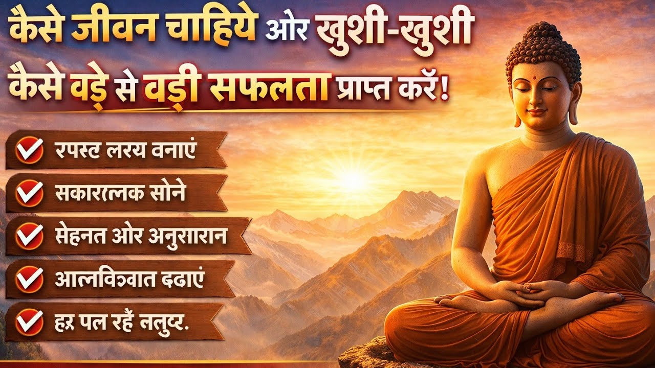 कैसे जीना चाहिए और खुशी-खुशी कैसे बड़ी से बड़ी सफलता प्राप्त की जा सकती है इसके