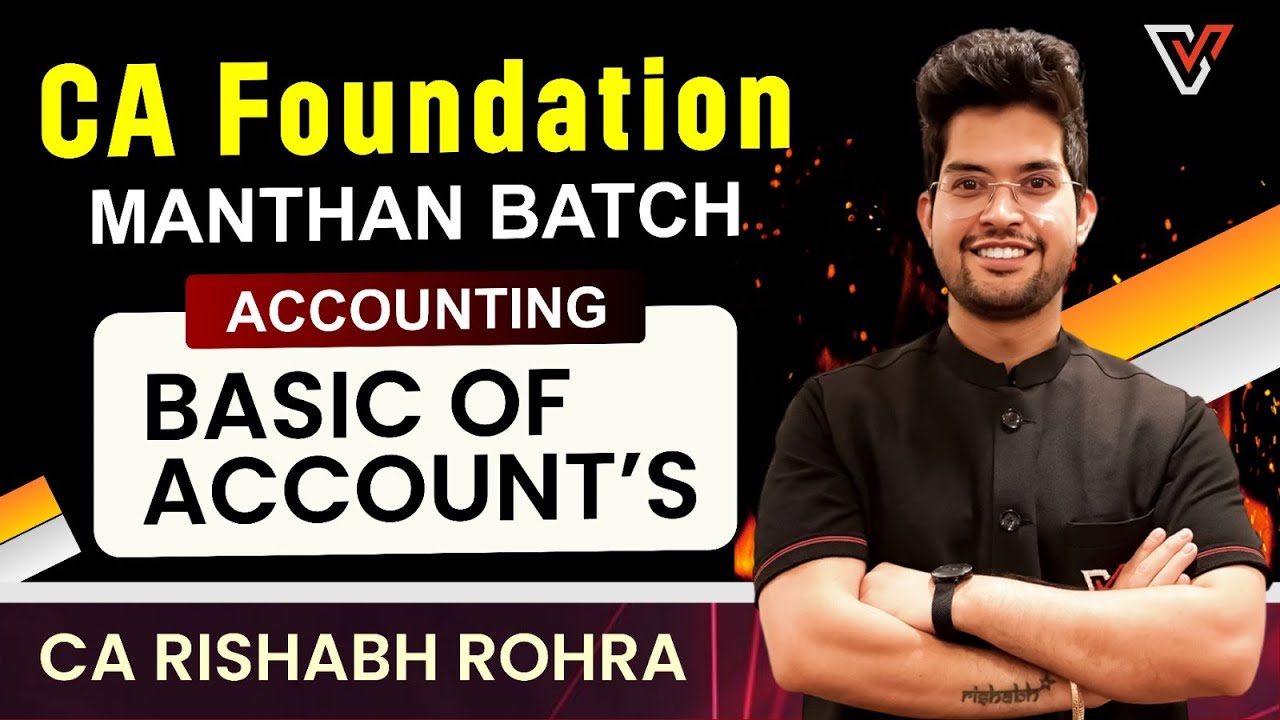 Basics Of Account's|  Introduction | Different Accounting Terminologies |  CA Rishabh Rohra Sir 📚