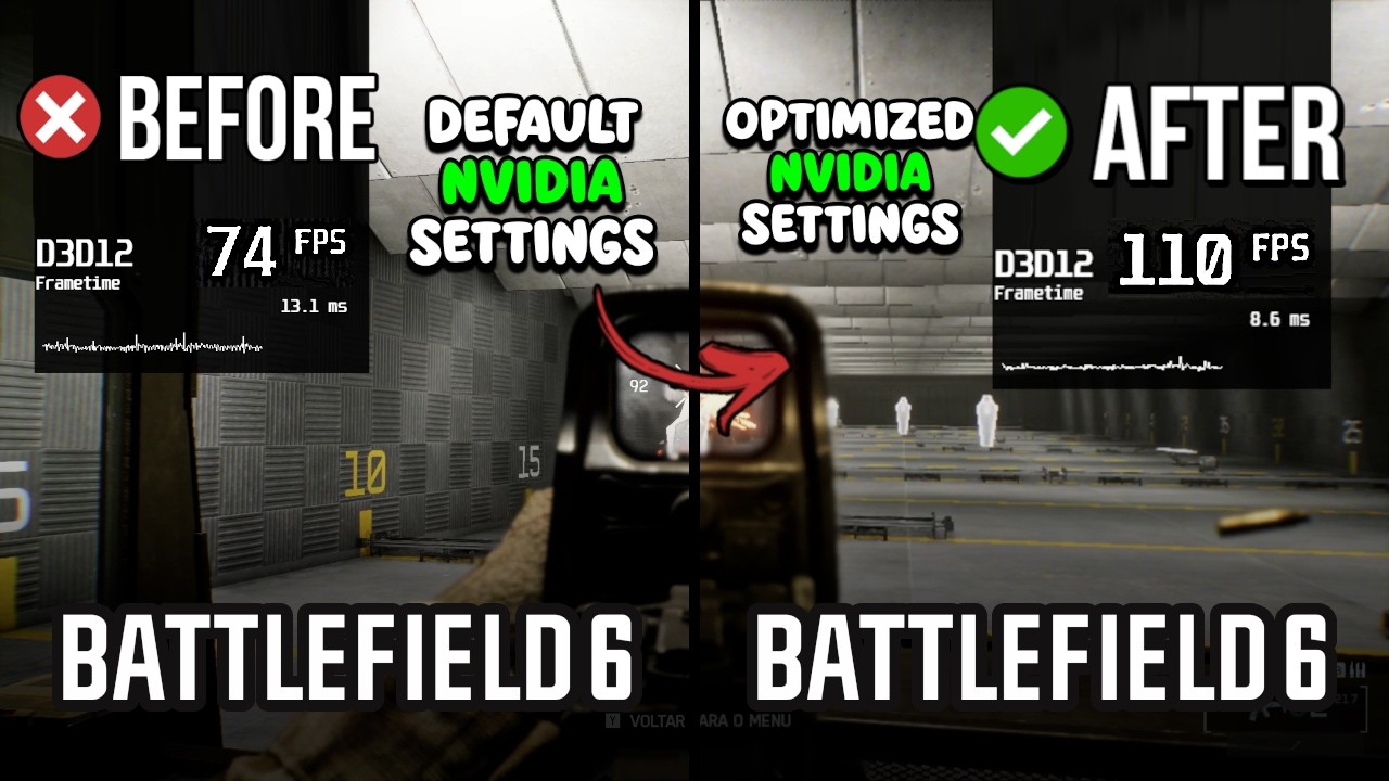 BATTLEFIELD 6: BEST NVIDIA SETTINGS FOR MAX FPS, PERFORMANCE & NO LAG | Battlefield 6 on Low-End PC