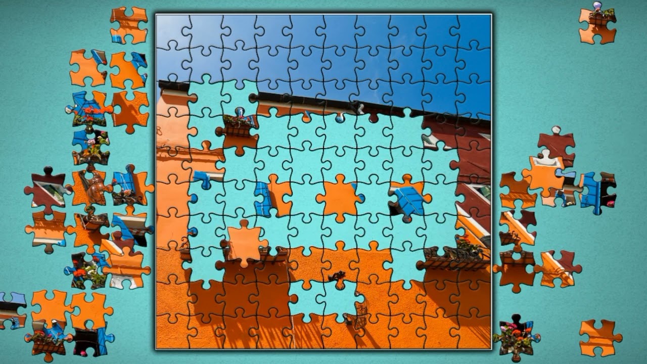 Colorful Houses in Venice Italy❤️🧩