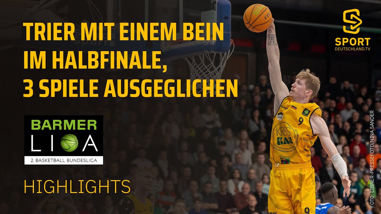 Alle Highlights der Viertelfinal-Spiele 1 und 2 - BARMER 2. Basketball Bundesliga | SDTV Basketball