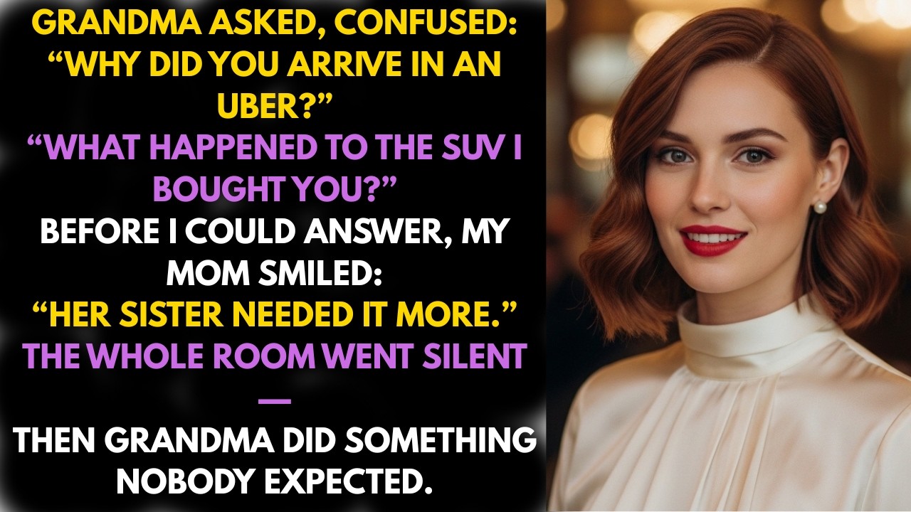 My Parents Gave The SUV Grandma Gifted Me To My Sister—Grandma's Response Left Everyone Speechless