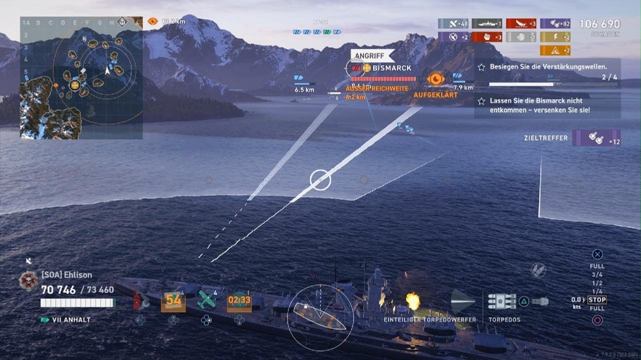 World of Warships Legends - Huron very good gunboat