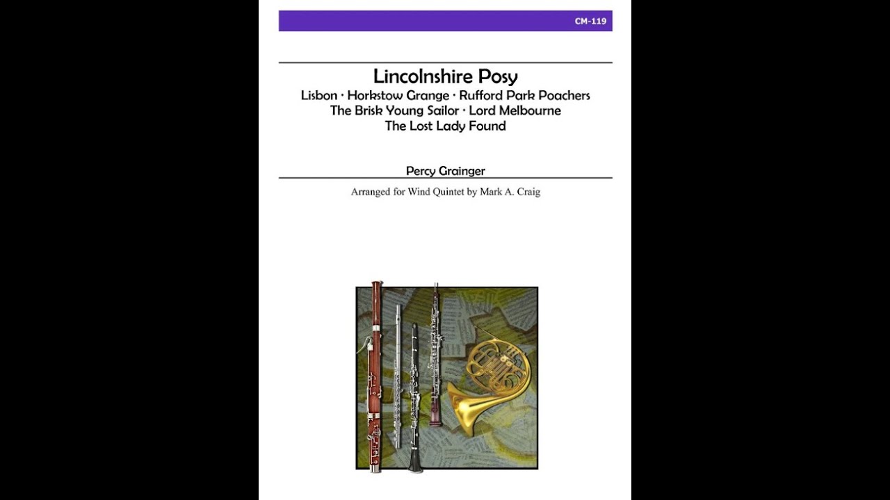 Woodwind Quintet Music - Grainger - Lincolnshire Posy