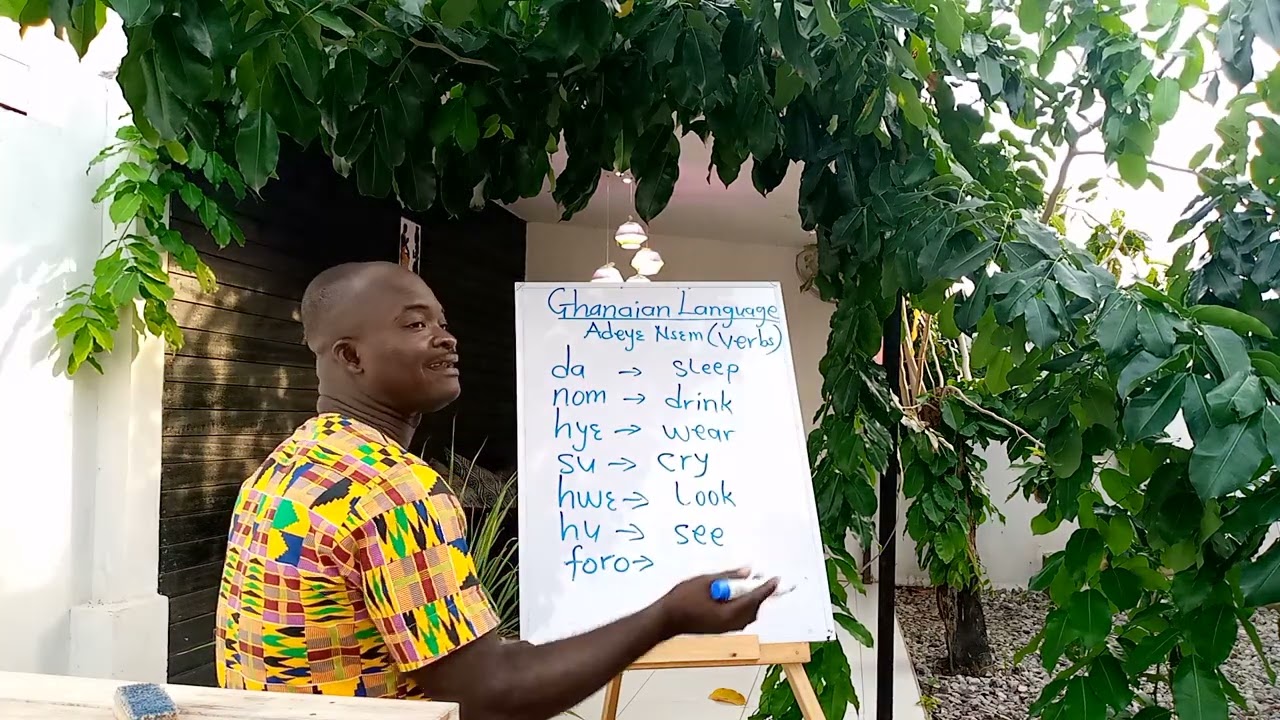 Learn Verbs In Twi In Ghana
