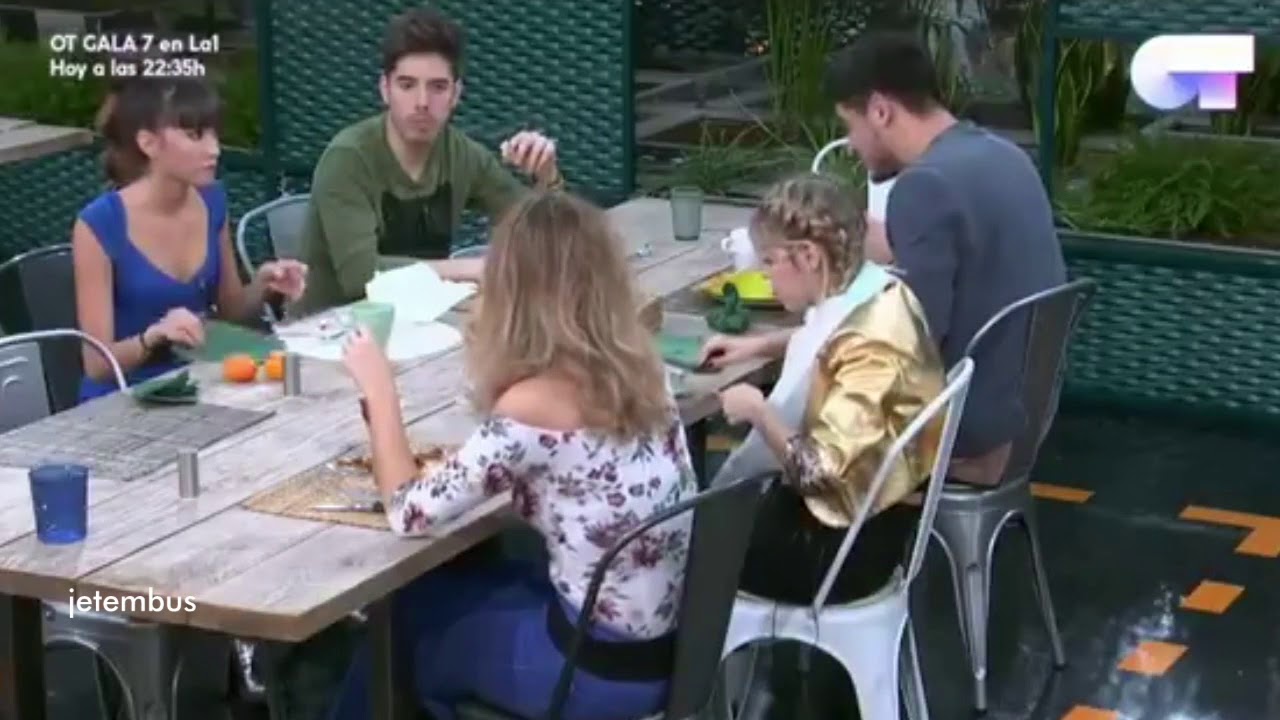 Cepeda momentos antes de la Gala 7 OT2017