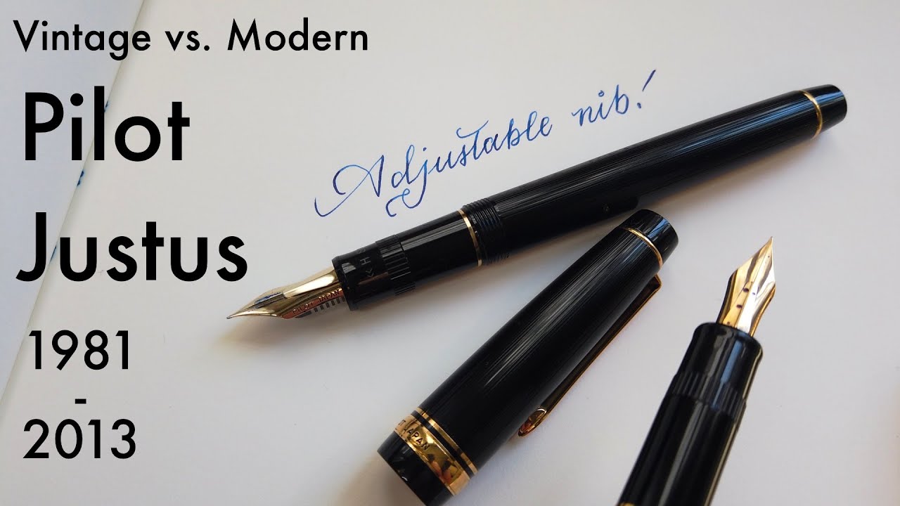Japanese Adjustable Nibs: The Pilot Justus Vintage vs. Modern Showdown!