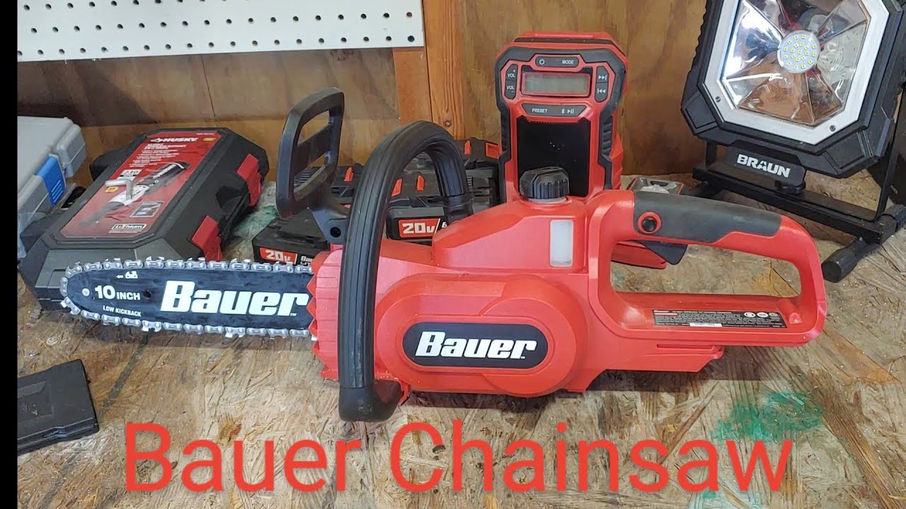 Harbor Freight Bauer 20v Chainsaw Review