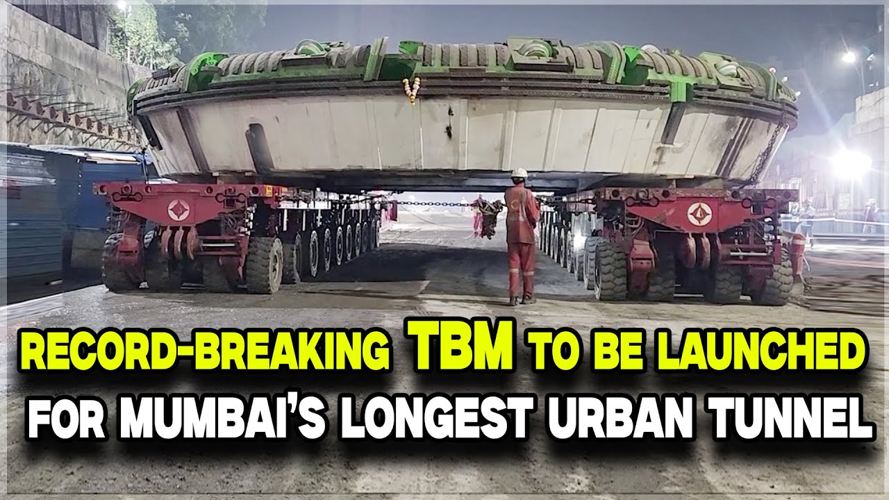 Record-Breaking TBM to be launched for Mumbai&rsquo;s Longest Urban Tunnel | Megha Engineering