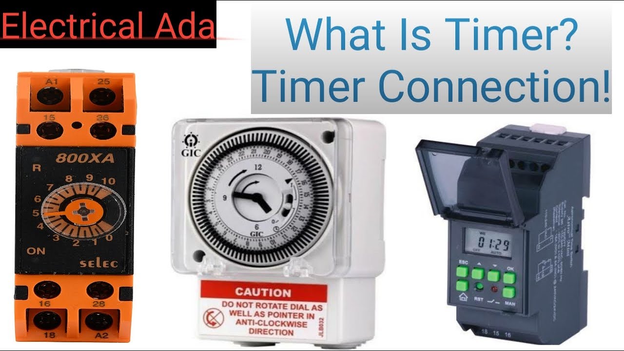 What Is Timer In Hindi | Electrical Timer Connection | Time Switch | Electrical Ada