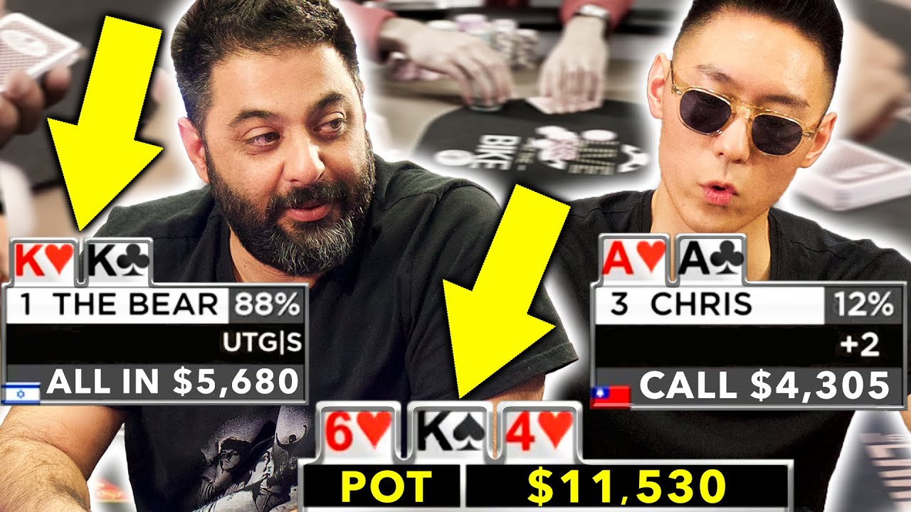 ACTION Players Collide in Big Pots ♠ Live at the Bike!