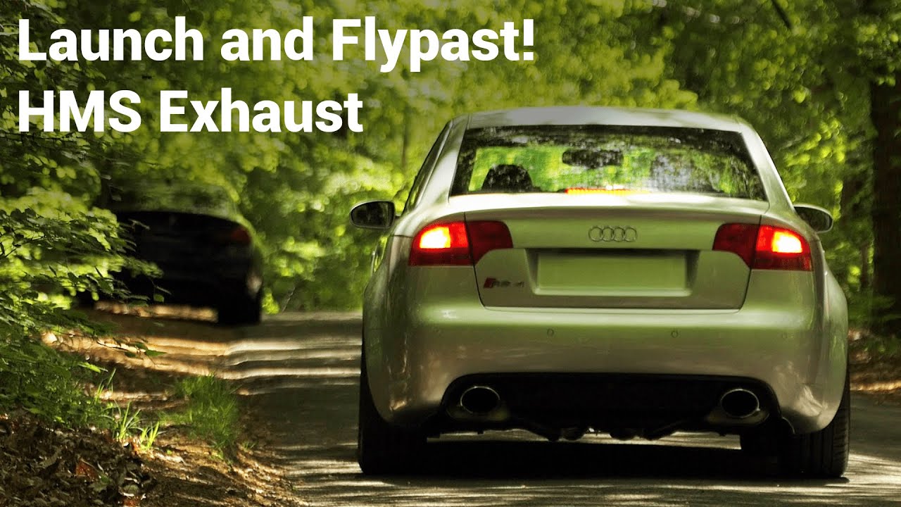 Audi RS4 B7 - HMS Performance Exhaust - Brutal V8 Sounds!
