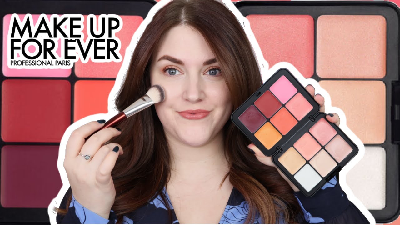 MAKEUP FOREVER HD SKIN BLUSH & GLOW FACE PALETTE | review + cheek swatches!