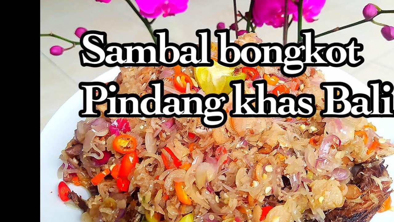 Cara Membuat Sambal Bongkot Pindang khas Bali,#ajegbali