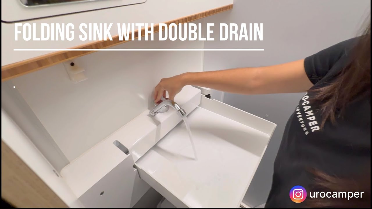 FOLDING SINK. INSTALLATION.