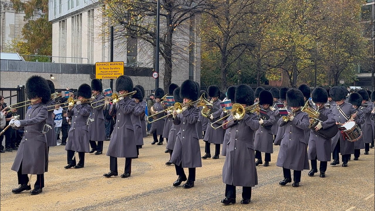 Lord 'Lady' Mayors Show 2025 - Military Bands and Parade Floats