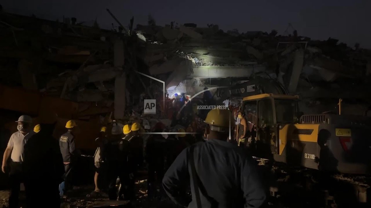 Search goes on in Mandalay for earthquake survivors
