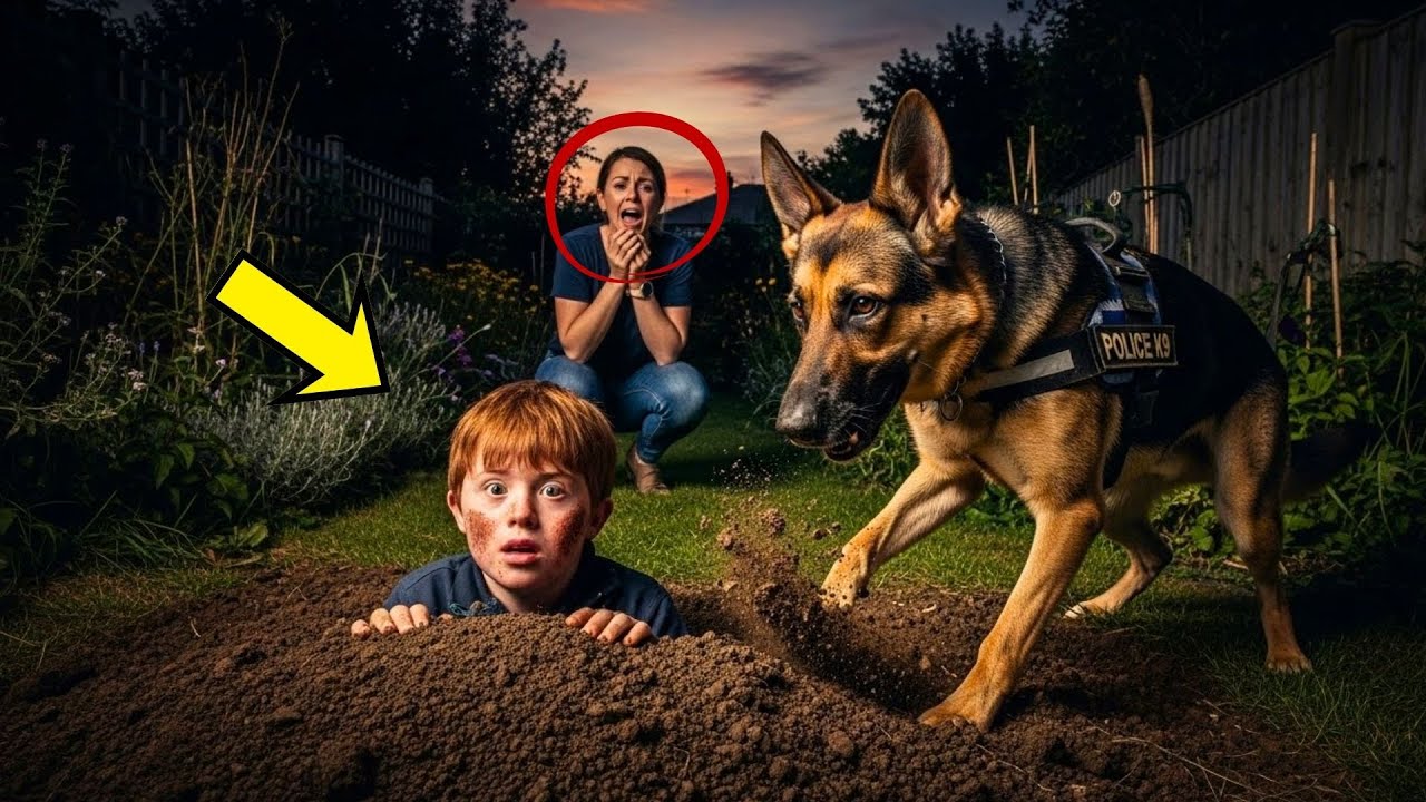 POLIZEIHUND hat den AUTISTISCHEN JUNGEN lebendig im Garten 