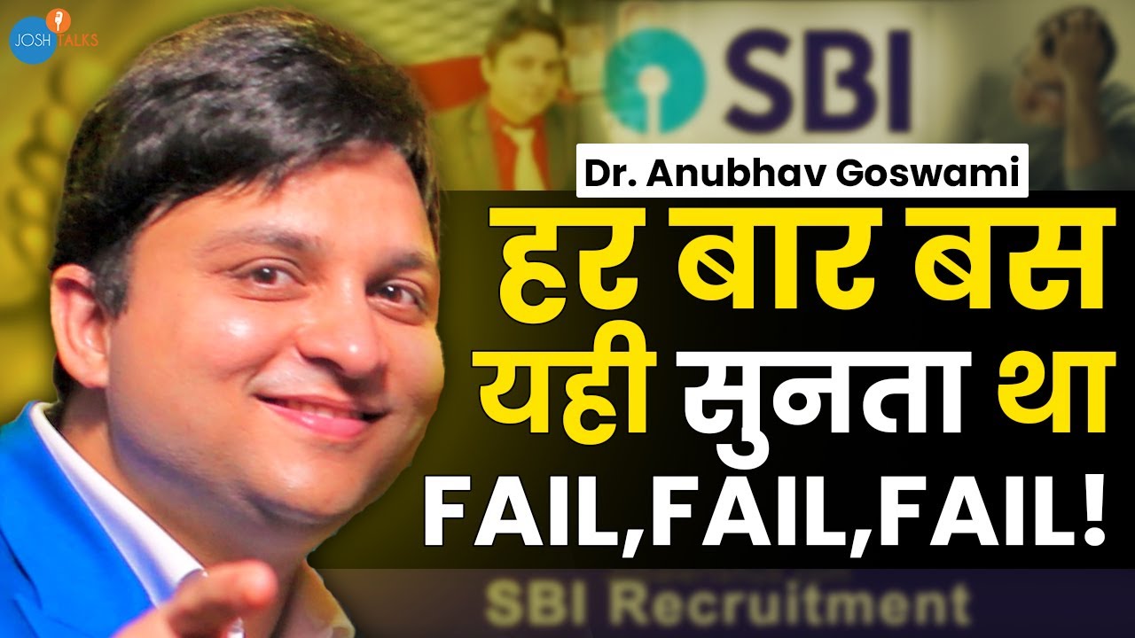 JOB के साथ Government Exam ऐसे Clear करो | Dr. Anubhav Goswami | Exam Strategy | Josh Talks Hindi