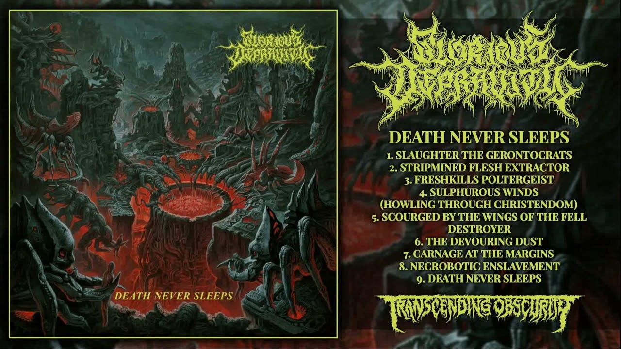 GLORIOUS DEPRAVITY - DEATH NEVER SLEEPS [FULL-LENGTH] (DEATH METAL - 2025)