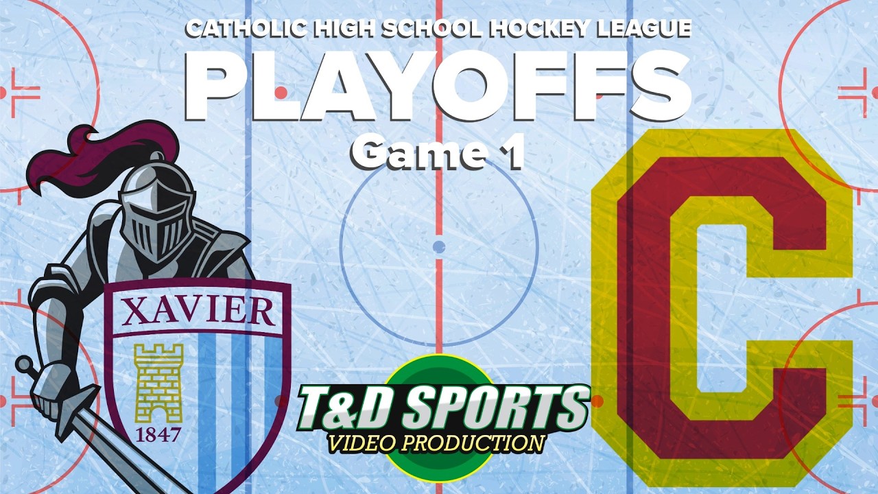 2/13/26 Chaminade vs Xavier Hockey Playoffs T & D Sports Video Productions Inc.