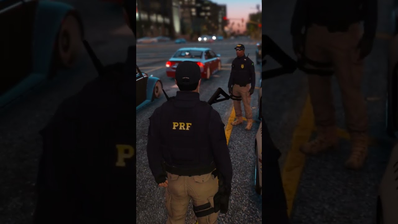 GTA 5 - PF, PRF, PMERJ E PCRJ PRENDE 4 CARROS DE LUXO.