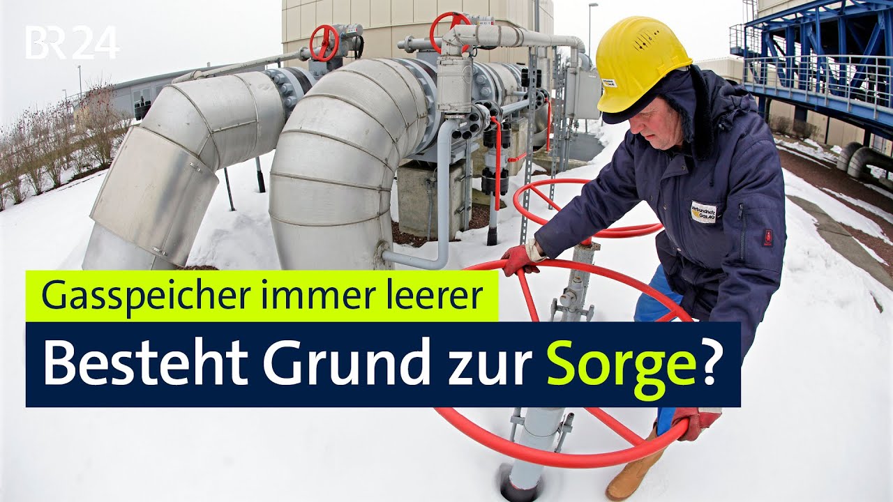 Grund zur Sorge? Gasspeicher in Bayern nur Viertel voll | BR24