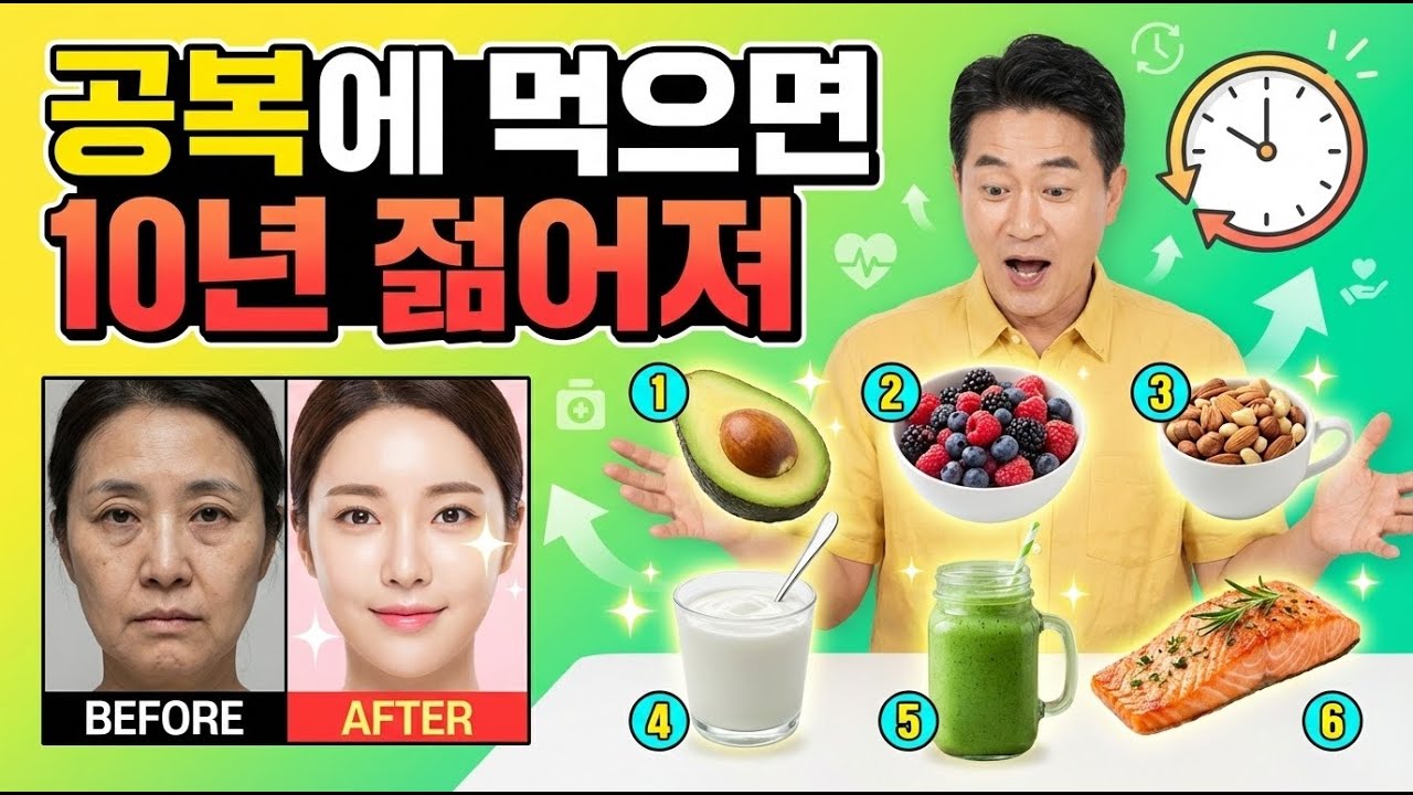 보약 안 먹어도 됩니다｜아침 공복 최고의 음식 6가지