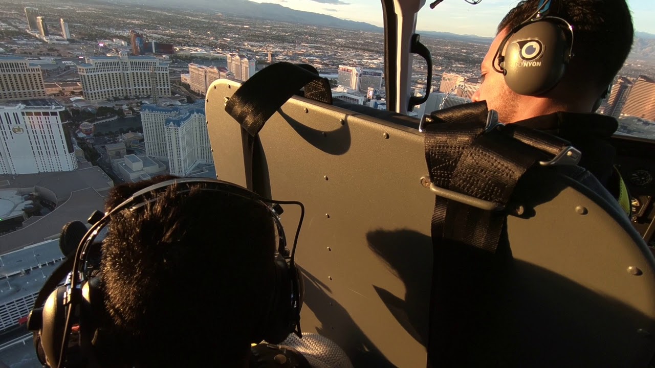 FLYNYON - Golden Hour Vegas Helicopter Ride - CES Week 2018!! Part 2