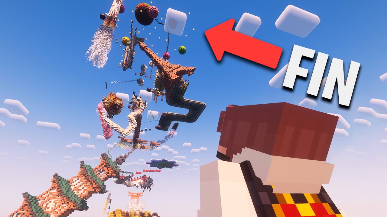 el PRIMERO en LLEGAR a la CIMA gana $$$ en MINECRAFT