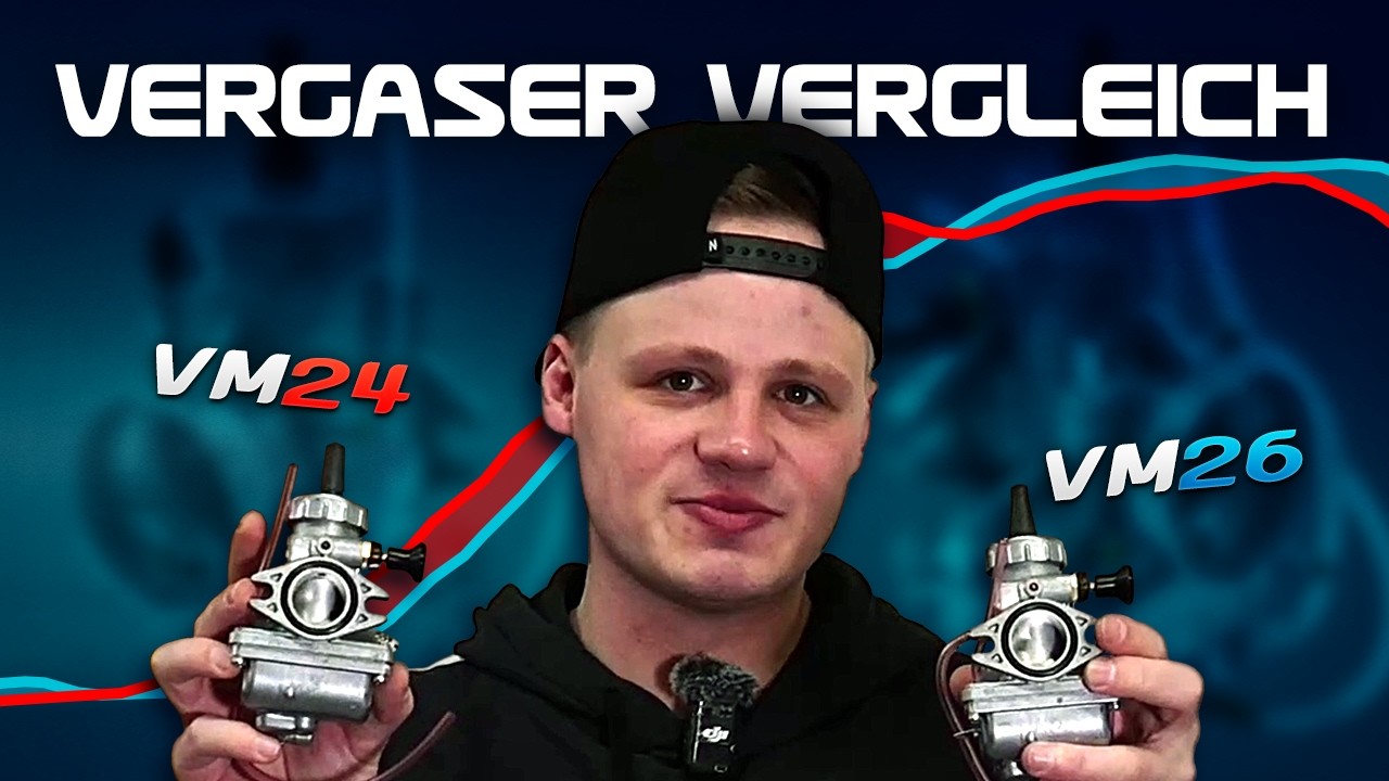 Vergaser Vergleich VM24 vs VM26 - Ist größer auch besser? | Mikuni Vergaser für Simson