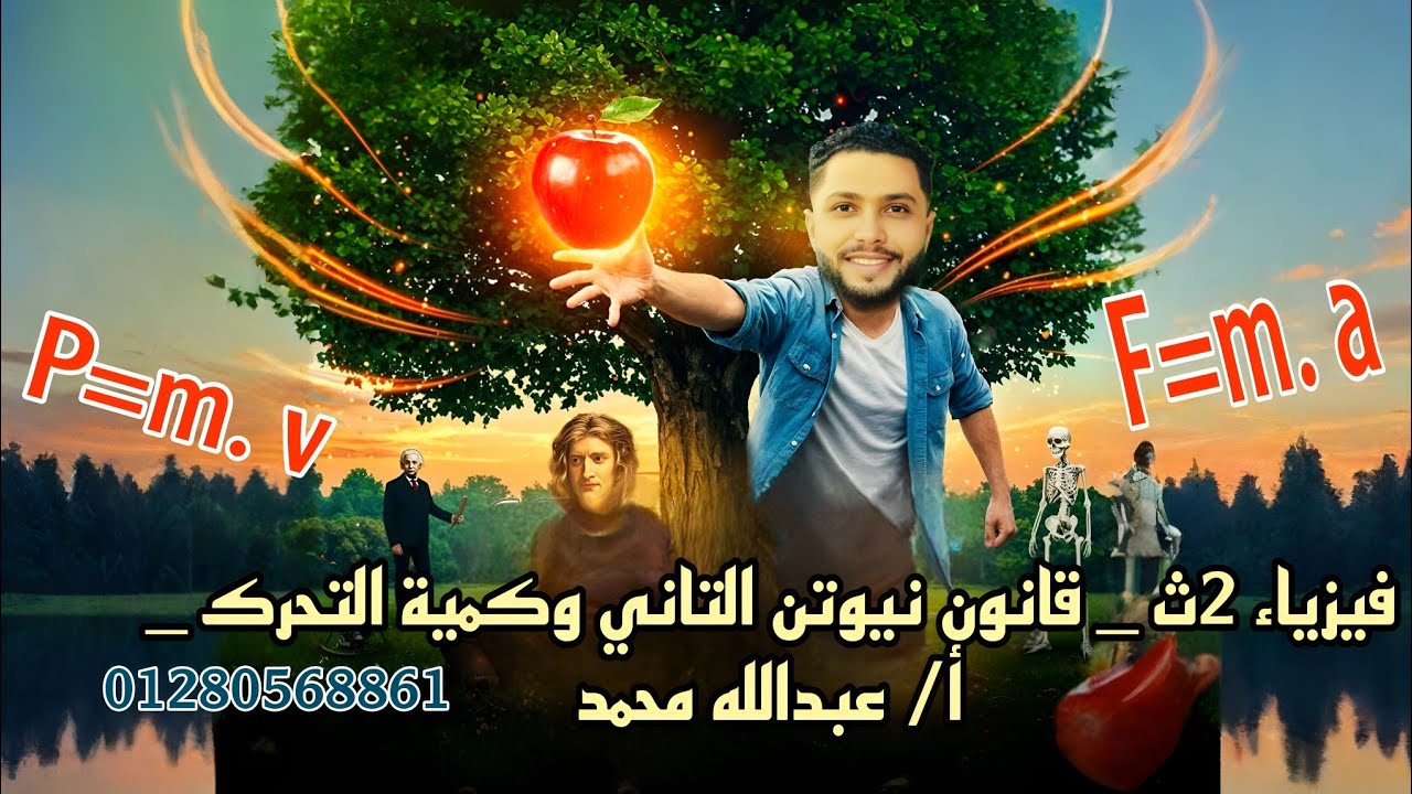 فيزياء 2ث. قانون نيوتن التاني وكمية التحرك . أ/عبدالله محمد
