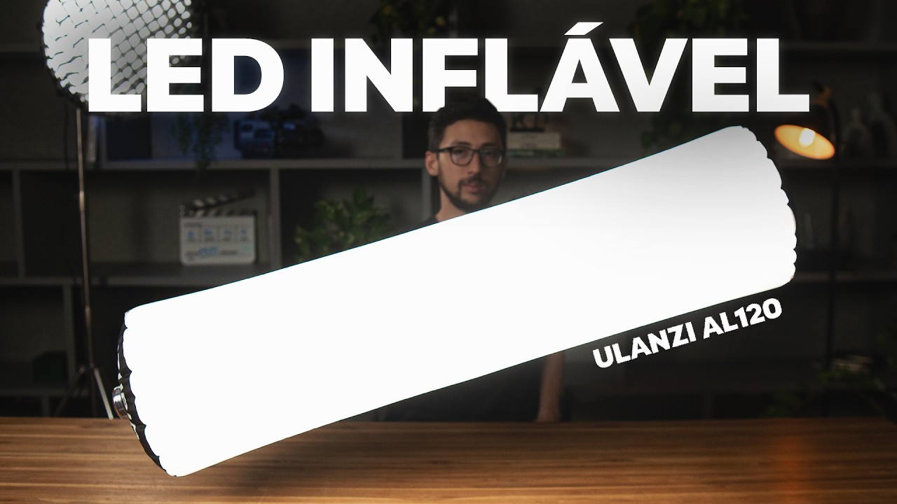 LED INFLÁVEL da ULANZI AL120 e AL60 vale a pena? 🤔