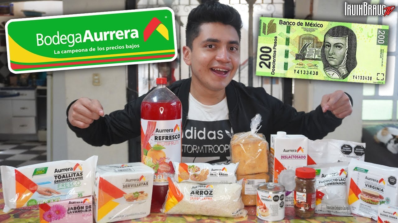 Todo de la marca BODEGA AURRERA | ¿Qué Compramos con $200 pesos?