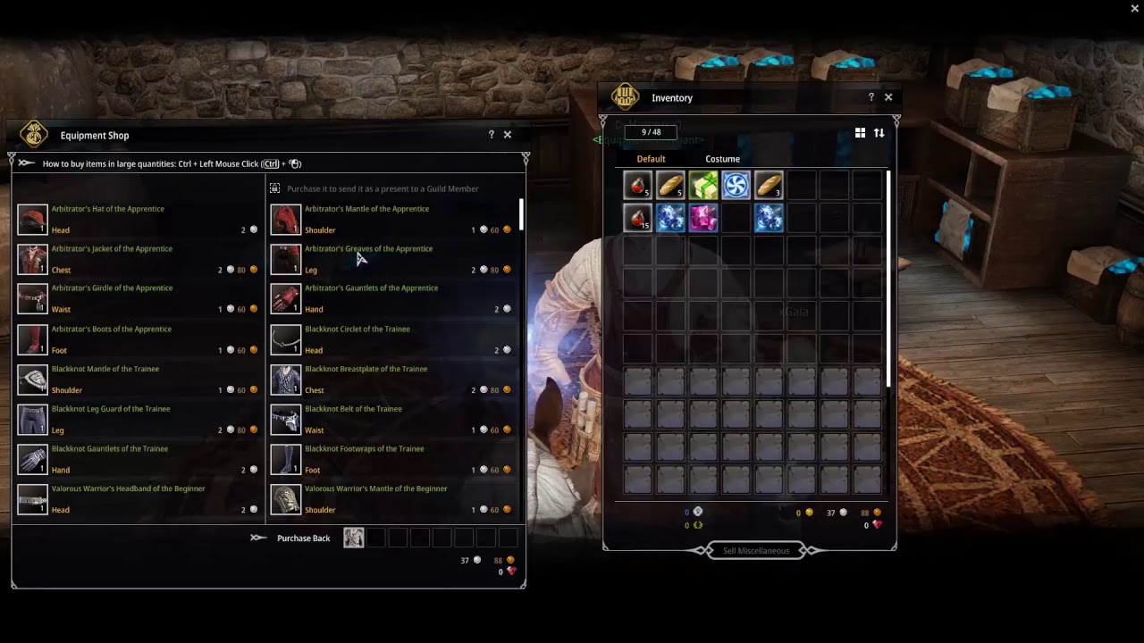 Petit test de Bless Online