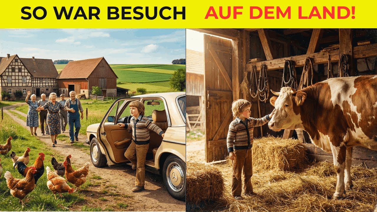 So war Besuch auf dem Land in den 70ern & 80ern - unvergesslich!