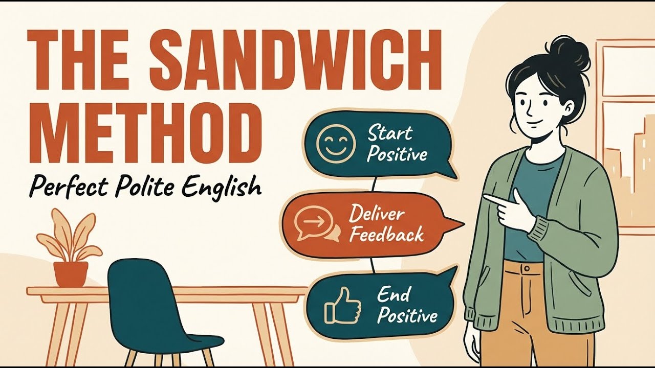 Use the Sandwich Method for better English conversation practice