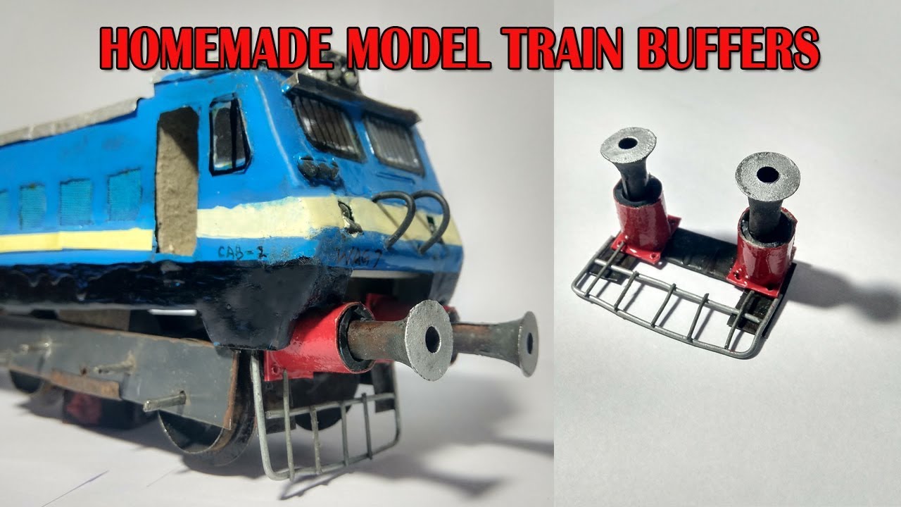 How to make train | model train buffers | indian model trains