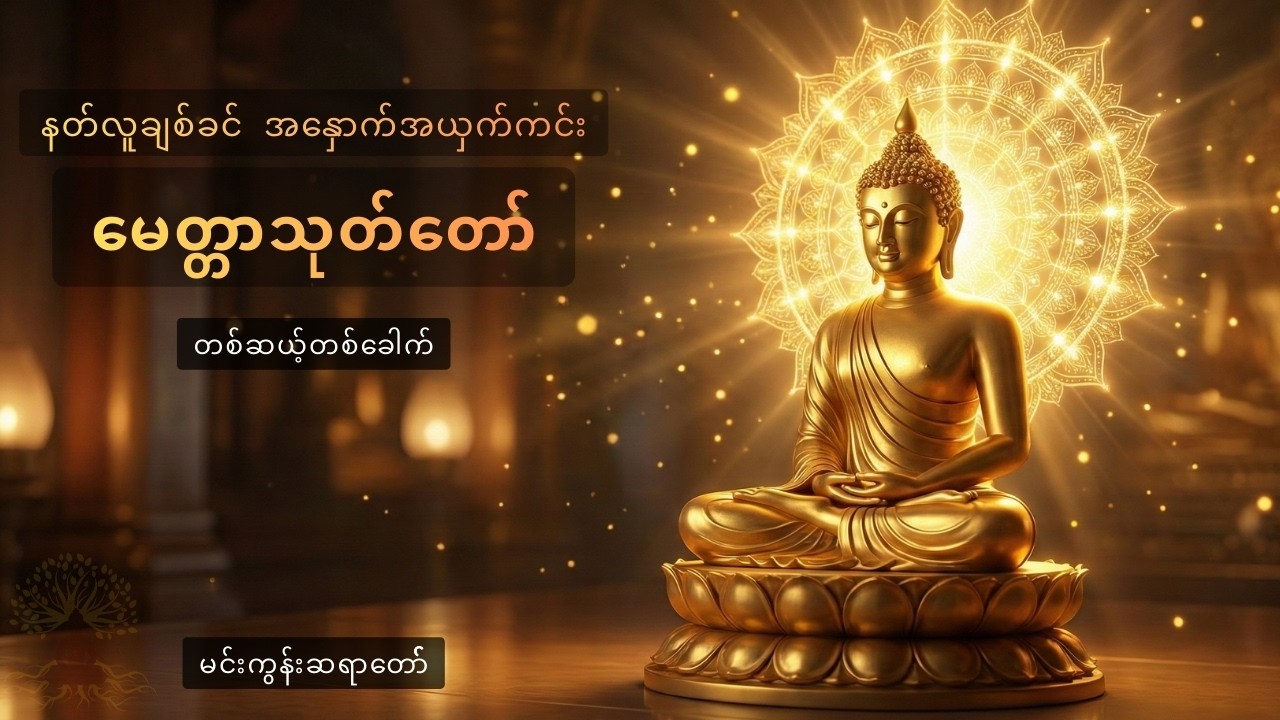 မေတ္တာသုတ်တော် ၁၁ခေါက်။ နတ်လူချစ်ခင်  အ‌နှောက်အယှက်ကင်းစေရန်။ မင်းကွန်းဆရာတော်
