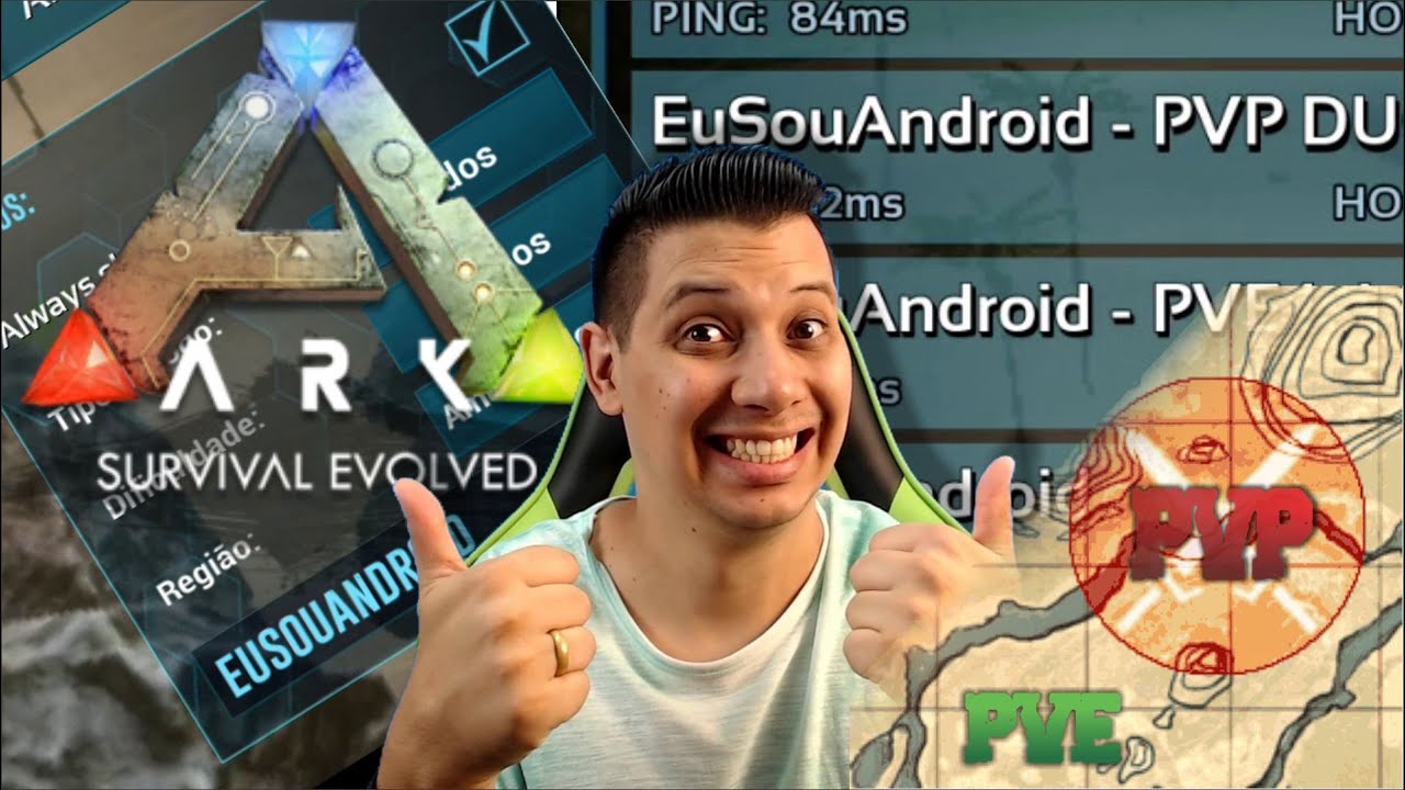 SERVIDORES ARK MOBILE | Como Entrar, Jogar e Modos de Jogo ARK Survival Evolved MOBILE