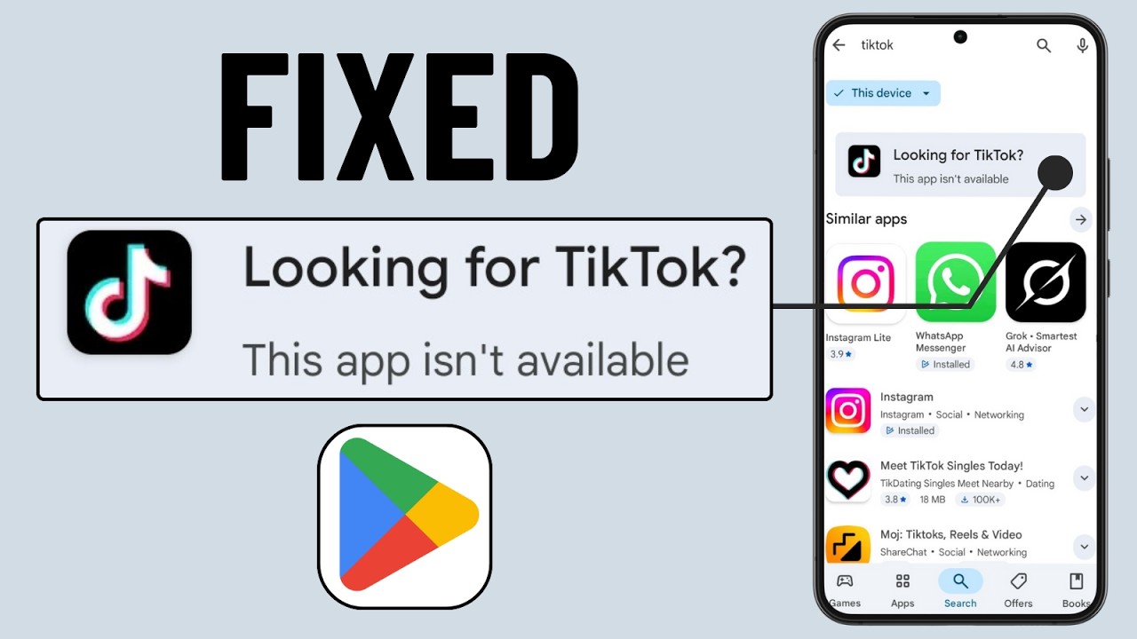 [FIXED] This App Isn't Available on Google Play Store